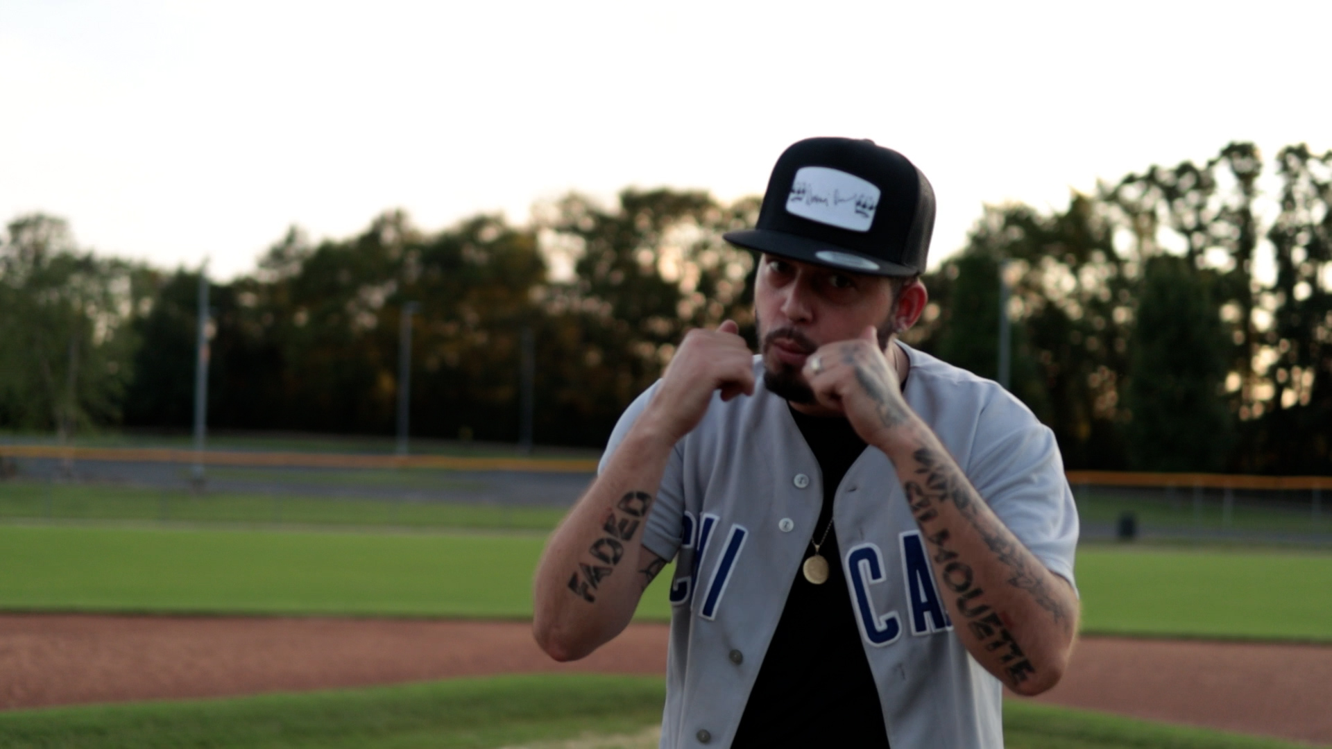 Baseball Jersey Pose